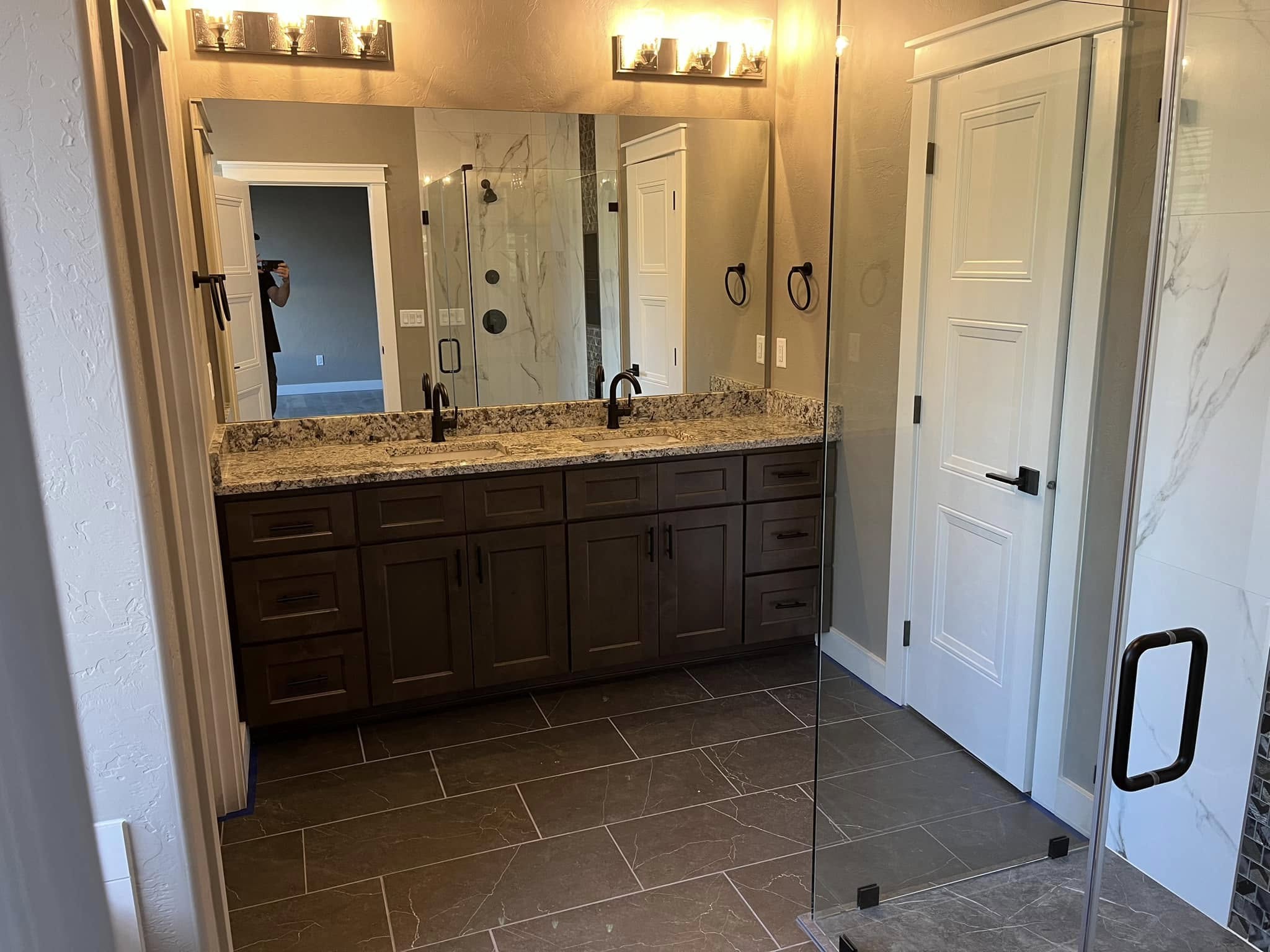 Bathroom with Brooklyn Slate Cabinets
