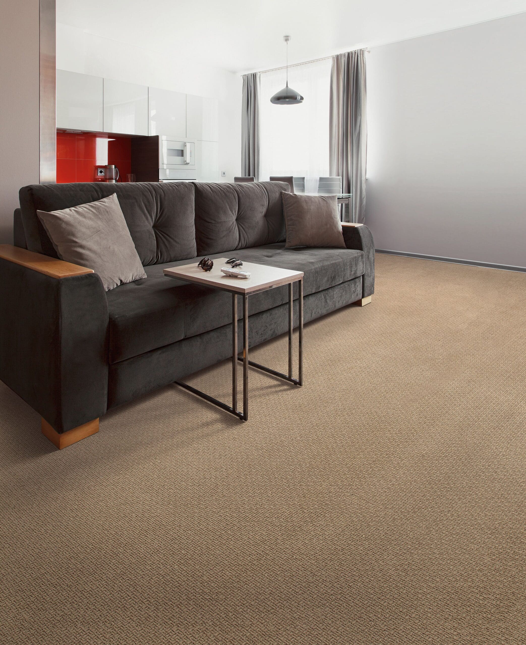 SmartStrand Quality Space carpet in living room