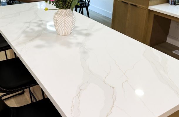 white quartz countertops